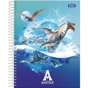 CADERNO COLEGIAL FORONI 80FLS AVATAR - REF 337051-7