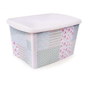 CAIXA PLÁSTICA FLORAL ALTA 18,7LT PLASÚTIL REF.3751