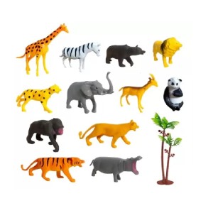 KIT DE ANIMAIS (FAZENDA, SELVA, FUNDO DO MAR, DINOSSAURO)