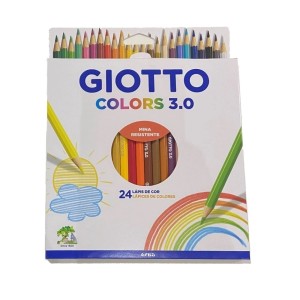 LAPIS DE COR 24 CORES GIOTTO 3.0 FILA
