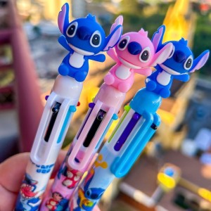 CANETA ESF. 6 CORES LILO & STITH