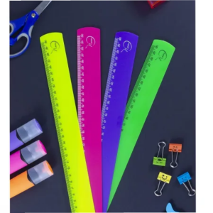 REGUA 30CM WALEU NEW LINE NEON VERDE