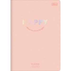 PLANNER TILIBRA 2026 GRAMPEADO 17,8 X 25,4 CM HAPPY 90 G 2026