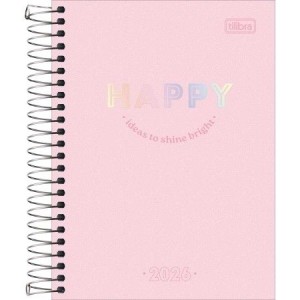 AGENDA TILIBRA 2026 ESPIRAL DIARIA 11,7 X 16,4 CM HAPPY 2026