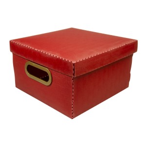 Caixa Organizadora Linho Pequena 25 x 25 x 15cm