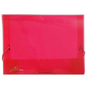 PASTA C/ELASTICO OF. 2CM VERMELHA REF-CX020S YES