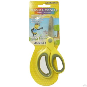 TESOURA ESCOLAR ABELHINHAS REF-22515
