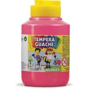TINTA GUACHE 250ML ROSA REF.537 ACRILEX