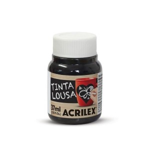 TINTA LOUSA PRETA 37ML ACRILEX
