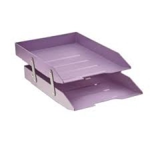 CAIXA P/ CORRESPÔNDENCIA ARTICULADA DUPLA REF. 243 LILÁS ACRIMET