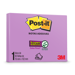 POST-IT 657 76X102 NEON ROXO 3M HB004392120