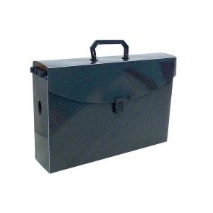 MALETA SLIM LINE C/ 6 PASTAS SUSPENSAS DELLOKRAFT FUME