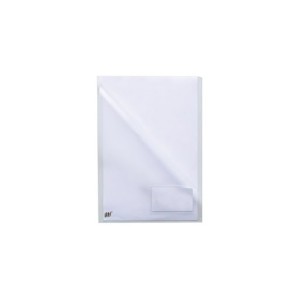 PASTA L A4 YES CRISTAL COM BOLSO REF-2306