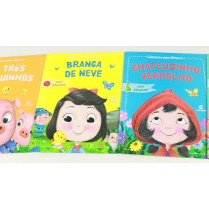 LIVRO INFANTIL CLASSICOS COLORIR E APRENDER