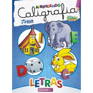 LIVRO PEDAGOGICO APRENDENDO CALIGRAFIA  VOL.1