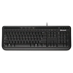 TECLADO USB MICROSOFT 600 PRETO - UN
