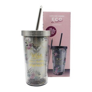 COPO CANUDO ECO 450ML MAE INSPIRACAO