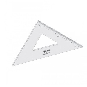 ESQUADRO 45º DESETEC REF.1521 21CM TRIDENT