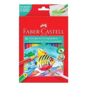 ECOLAPIS DE COR AQUARELAVEL C/36 CORES - REF 120236G