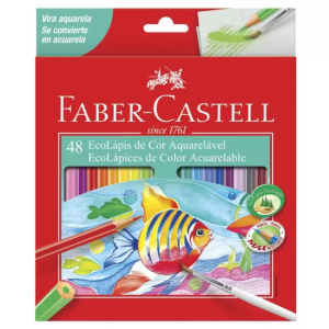 LAPIS DE COR AQUARELAVEL C/48 FABER - REF 120248G