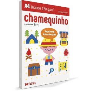 PAPEL A4 120G CHAMEQUINHO 50FLS CHAMEX - 40K