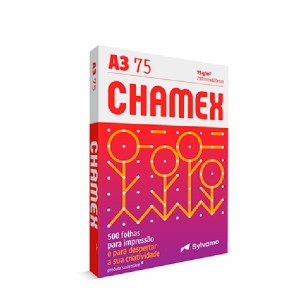 PAPEL SULFITE A3 75G 500FLS BRANCO CHAMEX