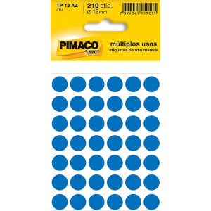 ETIQUETA PARA IDENTIFICAÇÃO TP-12 AZUL PIMACO
