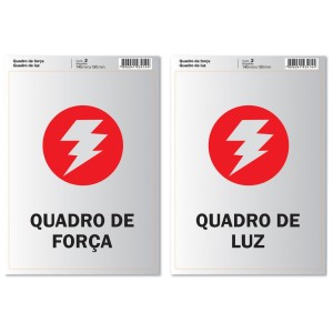 PLACAS PARA SINALIZAÇÃO (14X19cm) PIMACO